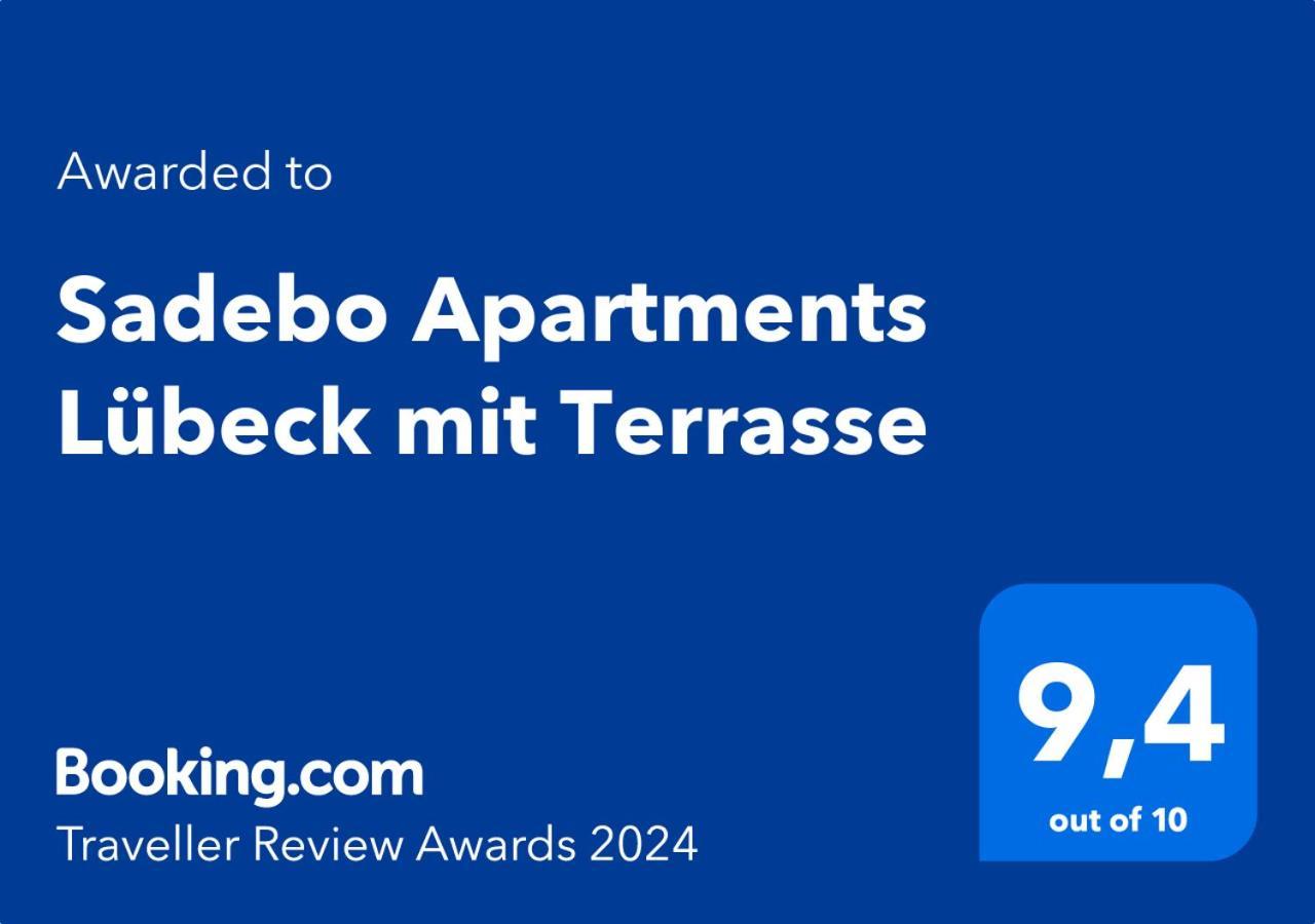 Sadebo Apartments Luebeck Mit Terrasse Oder Balkon Lübeck Exterior foto
